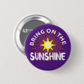 サンシャインデザインを持って来る – 丸いボタン 缶バッジ (正面&裏面)