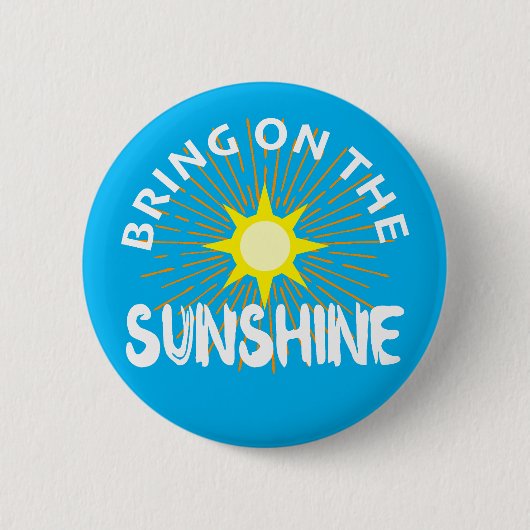 サンシャインデザインを持って来る – 丸いボタン 缶バッジ (正面)
