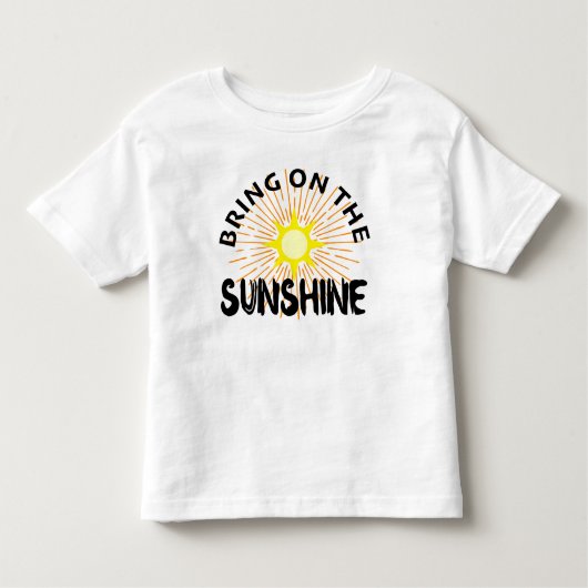 サンシャインデザインを持って来る – 幼児ジャージ素晴らしー トドラーTシャツ (正面)