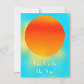 サンシャインデーのご招待 招待状 (正面)