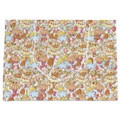 サンシャイントリートお祝いパターン ラージペーパーバッグ (正面)