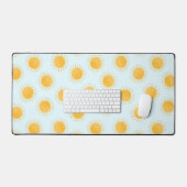 サンシャインドールデイパターン デスクマット (キーボード&マウス)