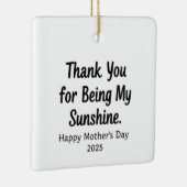 サンシャインハッピーマザーズ・デイをありがとう セラミックオーナメント (右)