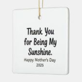 サンシャインハッピーマザーズ・デイをありがとう セラミックオーナメント (左)