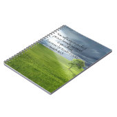 サンシャインバイブル聖句のローンツリーレイ ノートブック (左側)