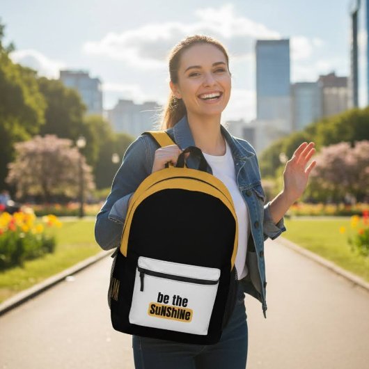 サンシャインバックパックになる プリントバックパック