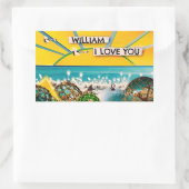 サンシャインバナー 長方形シール (バッグ)