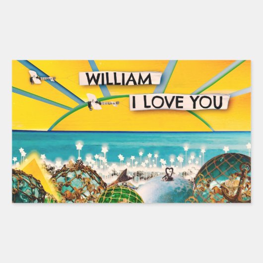 サンシャインバナー 長方形シール (正面)