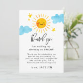 サンシャインバーサデーパーティー サンキューカード (スタンド正面)