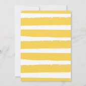 サンシャインバースデーパーティーイエローワールリトルサンシャイン 招待状 (裏面)