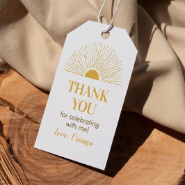 サンシャインバースデーパーティーサンキューユユーラベル ギフトタグ