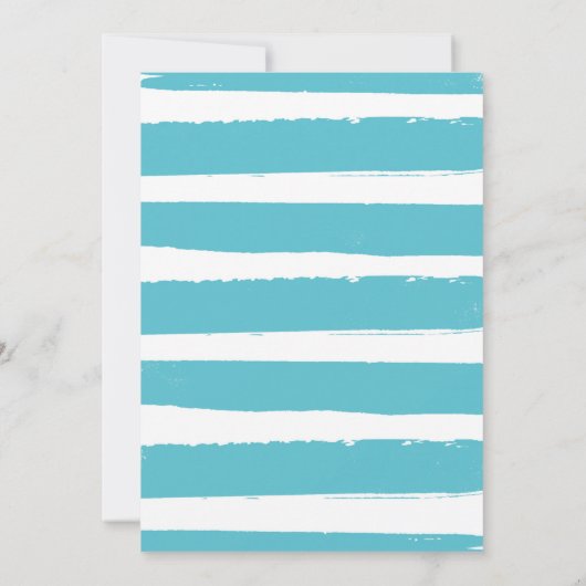 サンシャインバースデーパーティーターコイズリトルサンシャイン 招待状 (裏面)