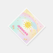 サンシャインバースデーパーティーナプキンザリトルサンシャイン スタンダードカクテルナプキン (角)