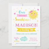 サンシャインバースデーパーティー招待状 招待状 (正面)