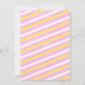 サンシャインバースデーパーティー招待状 招待状 (裏面)