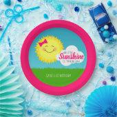 サンシャインバースデーパーティー ペーパープレート (パーティー)