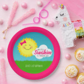 サンシャインバースデーパーティー ペーパープレート (パーティー)