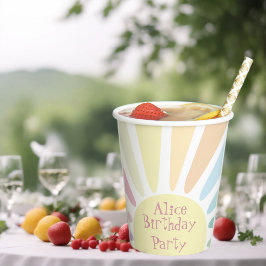 サンシャインバースデーパーティー 紙コップ