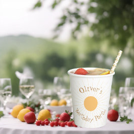 サンシャインバースデーパーティー 紙コップ