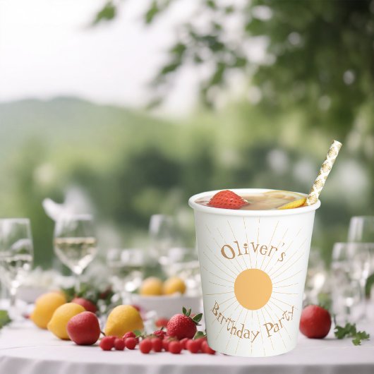 サンシャインバースデーパーティー 紙コップ