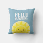 サンシャインパーソナライズされたキッズルーム子供部屋デコル クッション (裏面)