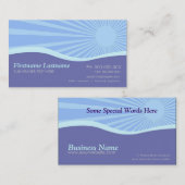 サンシャインパープルヒルズカーブ名刺 名刺 (正面/裏面)