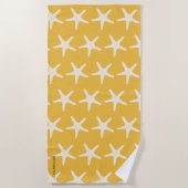 サンシャインヒトデ犬風呂または雨日タオル ビーチタオル (正面)