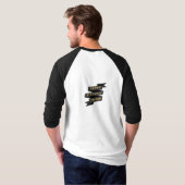 "サンシャインビベス" – 明るい夏グラフィックシャツ" Tシャツ (裏面フル)