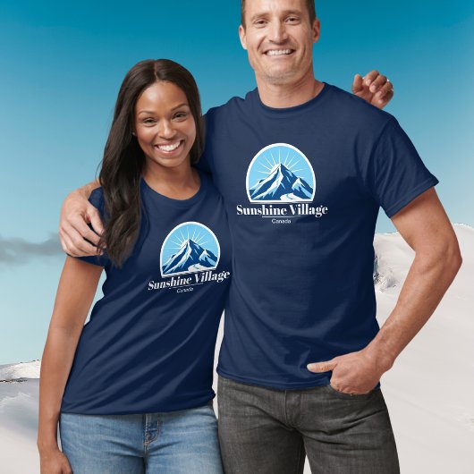サンシャインビレッジカナダスキーリゾートスーベリーギフト Tシャツ