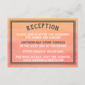 サンシャインビーチデスティネーションサンライズサンセット詳細 エンクロージャーカード (正面)