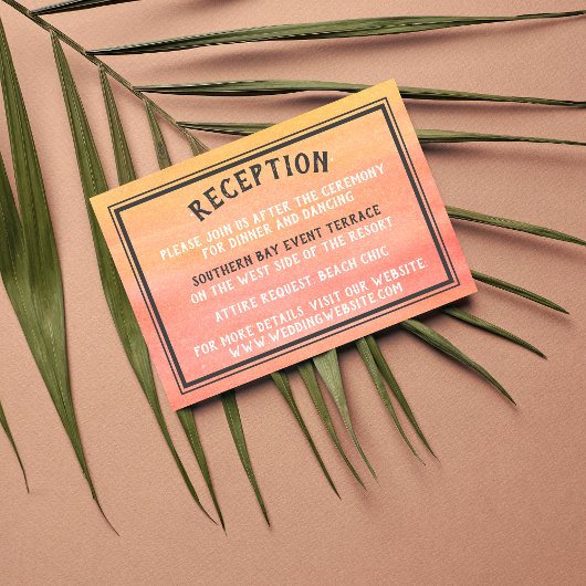 サンシャインビーチデスティネーションサンライズサンセット詳細 エンクロージャーカード