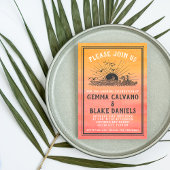 サンシャインビーチ結婚先海のカード 招待状