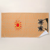 サンシャインビーチ ビーチタオル (正面)