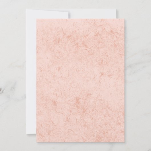 サンシャインピンクの赤ちゃんシャワーの小さな光線 招待状 (裏面)