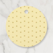 サンシャインピンク&金ゴールドファースト誕生日 フェイバータグ (裏面)