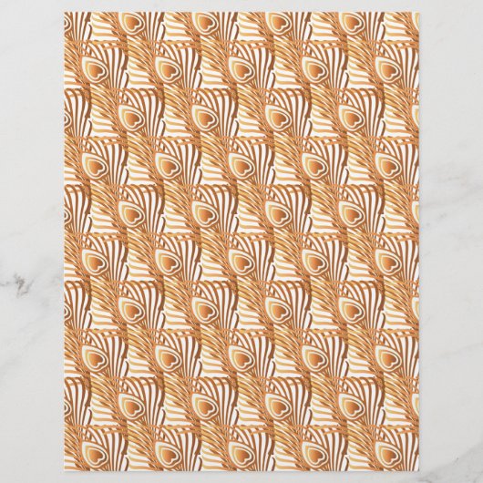 サンシャインピーコックフェザーアールヌーボーデザイン (正面)