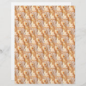 サンシャインピーコックフェザーアールヌーボーデザイン (正面/裏面)