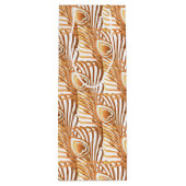 サンシャインピーコックフェザーアールヌーボーデザイン ワインギフトバッグ (裏面)