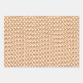 サンシャインピーコックフェザーズアールヌーボーデザイン ラッピングペーパーシート