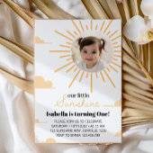 サンシャインファーストのまわりにトリップサン誕生日招待状 招待状