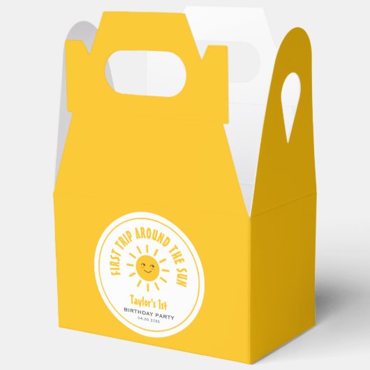 サンシャインファーストのまわりにトリップザサンファースト誕生日 フェイバーボックス (見開き)