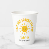 サンシャインファーストのまわりにトリップザサンファースト誕生日 紙コップ (裏面)
