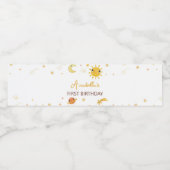 サンシャインファーストリップウォーターボトルラベル誕生日 ペットボトルラベル (シングルラベル)