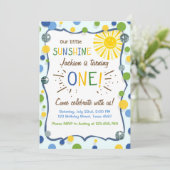 サンシャインファースト誕生日パーティーへの招待 招待状 (スタンド正面)