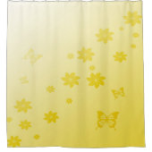 サンシャインフラワーズンチョウ シャワーカーテン (正面)