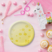 サンシャインフラワーズンチョウ ペーパープレート (パーティー)