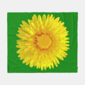 「サンシャインフラワーズ」ブランケットデザイン。 フリースブランケット (正面(横))