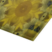 サンシャインフラワーバーストゴールデン カッティングボード (角)