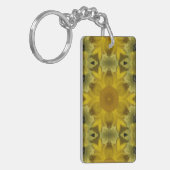 サンシャインフラワーバーストゴールデン キーホルダー (正面左)