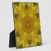 サンシャインフラワーバーストゴールデン フォトプラーク (側面)